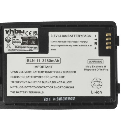 VHBW Radio Akku EADS HT9980AA, BLN-11 - 3180 mAh 3,7 V Li-Ion