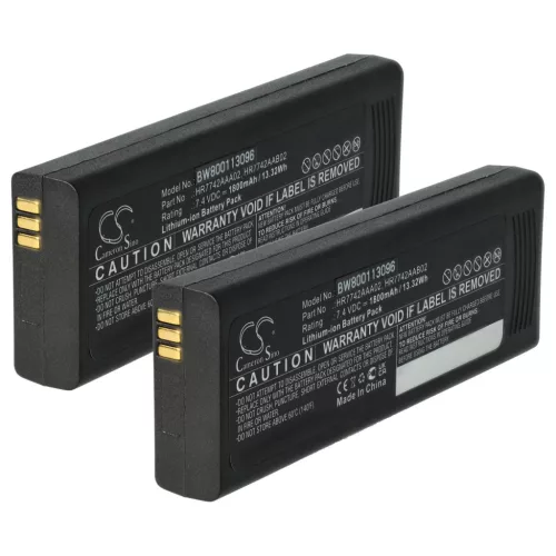 VHBW Radio Battery EADS HR7742AAA02, HR7742AAB02 - 1800 mAh 7.4 V Li-Ion