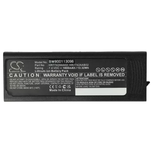 VHBW Radio Battery EADS HR7742AAA02, HR7742AAB02 - 1800 mAh 7.4 V Li-Ion