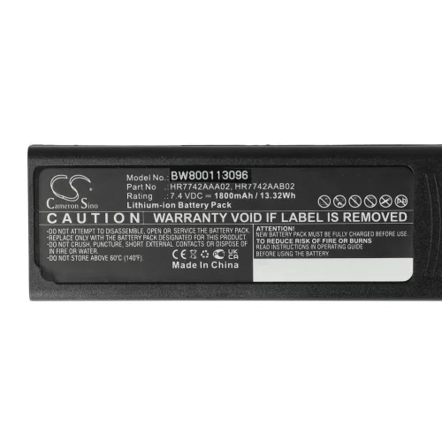 VHBW Radio Battery EADS HR7742AAA02, HR7742AAB02 - 1800 mAh 7.4 V Li-Ion