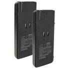 VHBW Radio Akku EBP-51N, EBP-48, EBP-48N, EBP-51 - 700 mAh 9,6 V NiMH