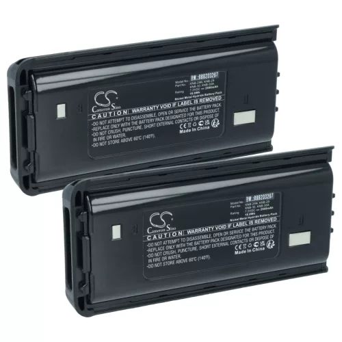 VHBW Radio Akku KNB-29N, KNB-29, KNB-30A, KNB-30, KNB-53N, KNB-53 - 2500 mAh 7,2 V NiMH