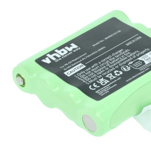 VHBW Rádió Akkumulátor PB-G8 - 700 mAh 7,4 V NiMH