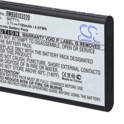 VHBW Videokamera Akku BATT11L - 1100 mAh 3,7 V Li-Ion