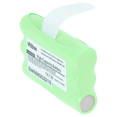 VHBW Radio Battery AVP14, BATT3R - 700 mAh 3.6 V NiMH