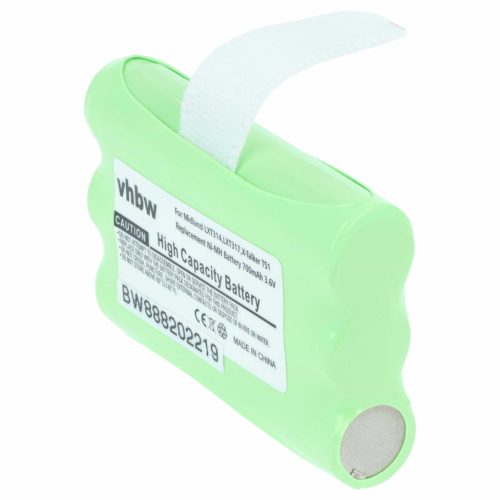 VHBW Radio Battery AVP14, BATT3R - 700 mAh 3.6 V NiMH