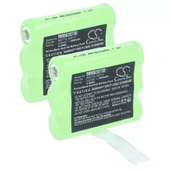 VHBW Radio Akku PB-X7, BATT10, AVP13 - 1500 mAh 3,6 V NiMH