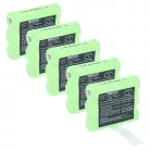 VHBW Radio Battery PB-X7, BATT10, AVP13 - 1500 mAh 3.6 V NiMH