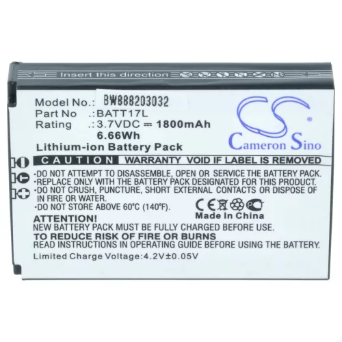 VHBW Akku Midland BATT17L - 1800 mAh 3,7 V Li-Ion