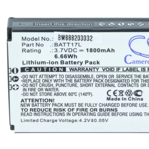 VHBW Akku Midland BATT17L - 1800 mAh 3,7 V Li-Ion