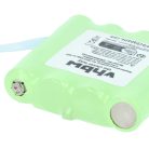 VHBW Radio Battery BATT8R, KEBT072A, KEBT-072-A - 600 mAh 4.8 V NiMH