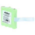 VHBW Radio Battery BATT8R, KEBT072A, KEBT-072-A - 600 mAh 4.8 V NiMH