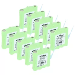   VHBW Radio Battery BATT8R, KEBT072A, KEBT-072-A - 600 mAh 4.8 V NiMH