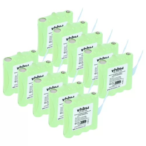 VHBW Radio Battery BATT8R, KEBT072A, KEBT-072-A - 600 mAh 4.8 V NiMH