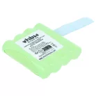 VHBW Radio Battery BATT8R, KEBT072A, KEBT-072-A - 600 mAh 4.8 V NiMH