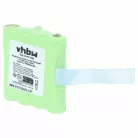 VHBW Radio Battery BATT8R, KEBT072A, KEBT-072-A - 600 mAh 4.8 V NiMH