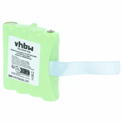 VHBW Radio Battery BATT8R, KEBT072A, KEBT-072-A - 600 mAh 4.8 V NiMH