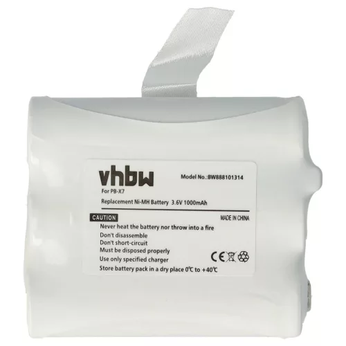 VHBW Radio Akku PB-X7 - 1000 mAh 3,6 V NiMH