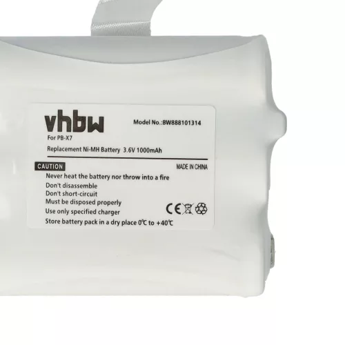 VHBW Radio Akku PB-X7 - 1000 mAh 3,6 V NiMH