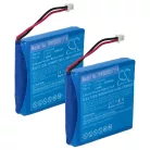 VHBW Radio Akku ICP083448, JHHY903448A - 2000 mAh 3,7 V Li-Polymer