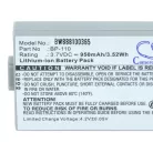 VHBW Videokamera Akku Canon BP-110 - 950 mAh 3,7 V Li-Ion