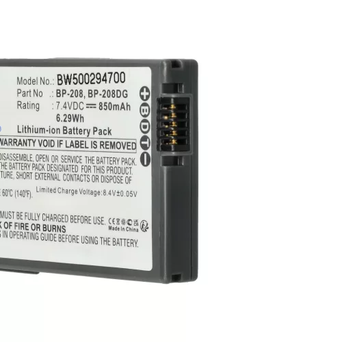VHBW Videokamera Akku BP-308, BP-315, BP-208 - 700 mAh 7,4 V Li-Ion