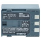 VHBW Videokamera Akku BP-2L12, BP-2L, BP-2L14 - 1200 mAh 7,2 V Li-Ion