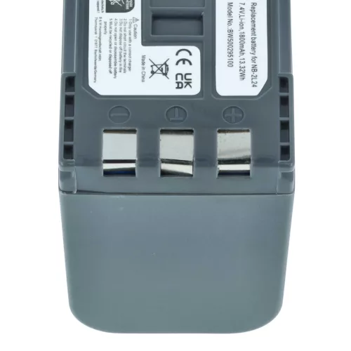 VHBW Videokamera Akku Canon BP-2L5, BP-2L12, BP-2L13, BP-2L18, BP-2L14 - 1800 mAh 7,2 V Li-Ion