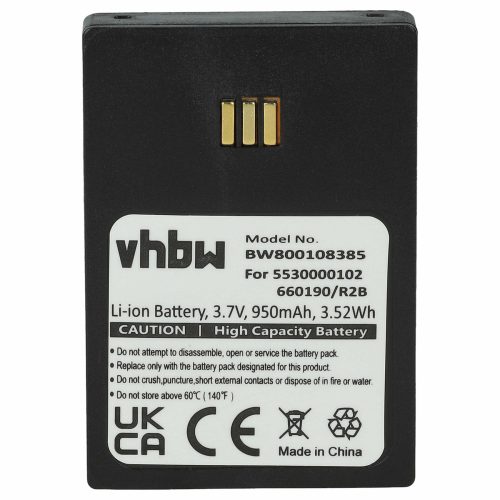 VHBW Battery Alcatel 3BN78404AA for Ericsson wired phone - 950 mAh 3.7 V Li-Ion