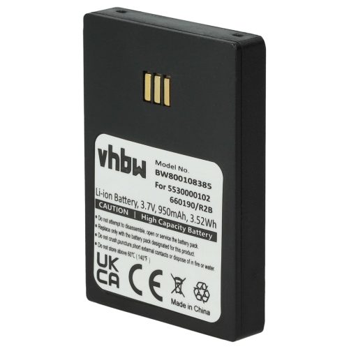 VHBW Battery Alcatel 3BN78404AA for Ericsson landline phone - 950 mAh 3.7 V Li-Ion