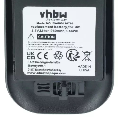 VHBW Akku Alcatel 3BN78404AA für Ericsson Festnetztelefon - 930 mAh 3,7 V Li-Ion
