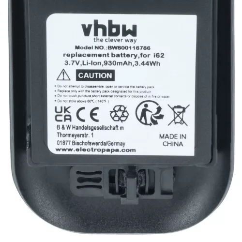 VHBW Akku für Alcatel 3BN78404AA für Ericsson Festnetztelefon - 930 mAh 3,7 V Li-Ion