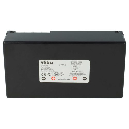 VHBW Battery Ambrogio l50, Stiga Autoclip 225s, 230s, 223 - 2300 mAh 25.2 V Li-Ion