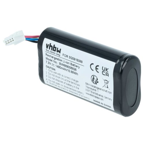 VHBW Car TCU / ECU Battery Audi 3G0 915 089 - 1490 mAh 7.3 V Li-Ion