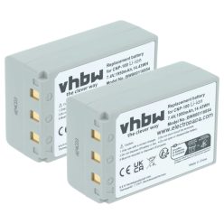 VHBW Akku Casio NP-100L, NP-100 - 1950 mAh 7,4 V Li-Ion