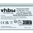 VHBW Akku Casio NP-100L, NP-100 - 1950 mAh 7,4 V Li-Ion