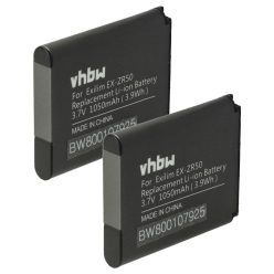 VHBW Akku Casio NP-160 - 1050 mAh 3,7 V Li-Ion