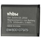 VHBW Akku Casio NP-160 - 1050 mAh 3,7 V Li-Ion