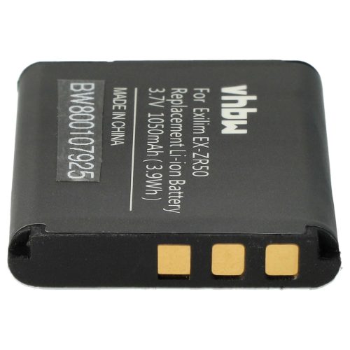 VHBW Akku Casio NP-160 - 1050 mAh 3,7 V Li-Ion