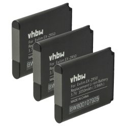 VHBW Akku Casio NP-160 - 1050 mAh 3,7 V Li-Ion