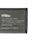 VHBW Akku Casio NP-160 - 1050 mAh 3,7 V Li-Ion