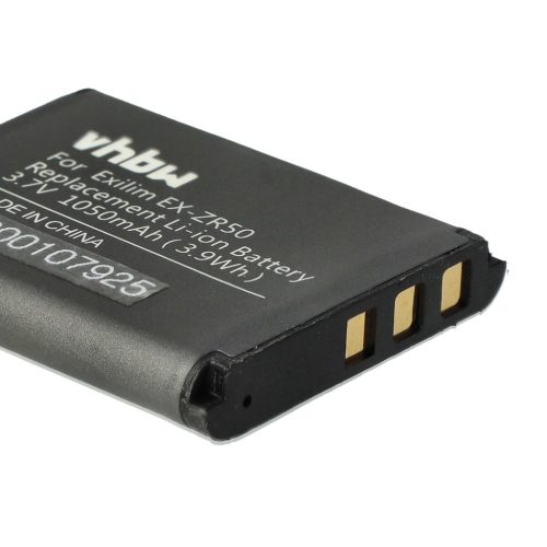 VHBW Akku Casio NP-160 - 1050 mAh 3,7 V Li-Ion