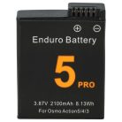 VHBW Akku DJI BCX204-1950-3.87, CP.OS.00000370.01, JH-ACT5 - 2100 mAh 3,8 V Li-Ion