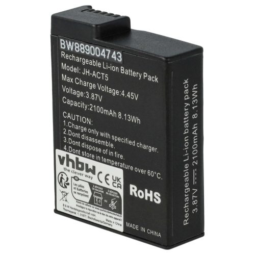VHBW Akku DJI BCX204-1950-3.87, CP.OS.00000370.01, JH-ACT5 - 2100 mAh 3,8 V Li-Ion