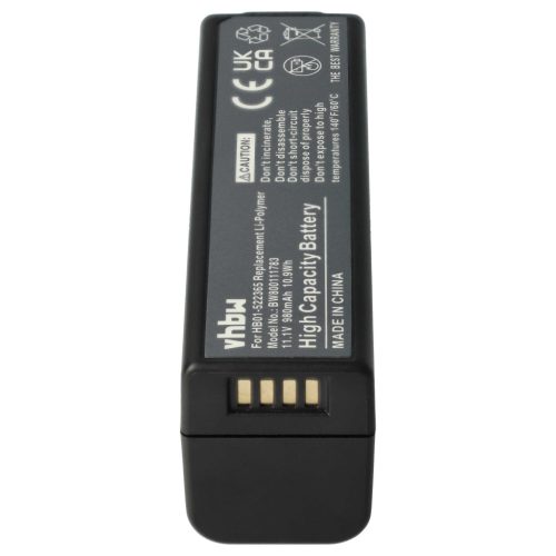 VHBW Akku DJI HB01, HB01-522365 - 980 mAh 11,1 V Li-Polymer