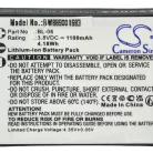 VHBW Battery BL-06 - 1100 mAh 3.8 V Li-Ion