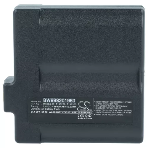 VHBW Wärmebildkamera Akku T198288, 119268-07, T199365 - 6800 mAh 7,4 V Li-Ion