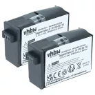 VHBW Videokamera Akku 010-12521-40, 360-00106-00 - 1250 mAh 3,8 V Li-Ion