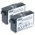 VHBW Videokamera Akku 010-12521-40, 360-00106-00 - 1250 mAh 3,8 V Li-Ion