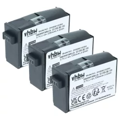   VHBW Camcorder Battery 010-12521-40, 360-00106-00 - 1250 mAh 3.8 V Li-Ion